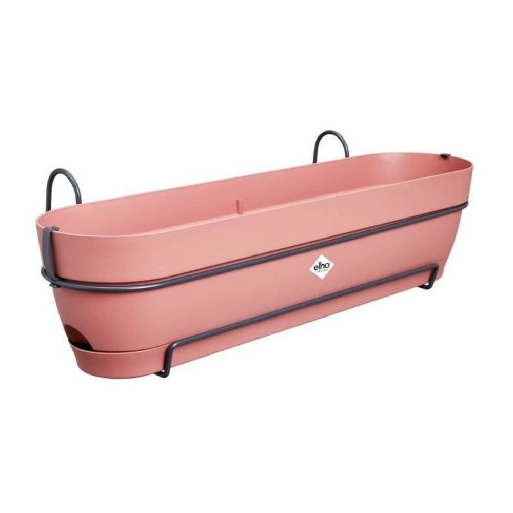 Planteur rectangle vibia - plastique - réservoir - ø70 - rose poussiere