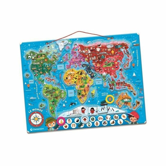 Puzzle magnétique du monde