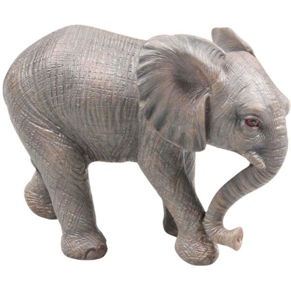 Eléphant en résine taille 2 (21 x 11 x 16 cm)