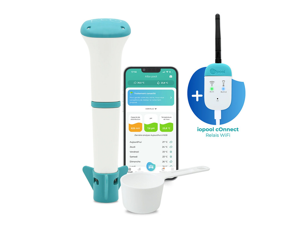 Pack analyseur de piscine connecté eco start + connect