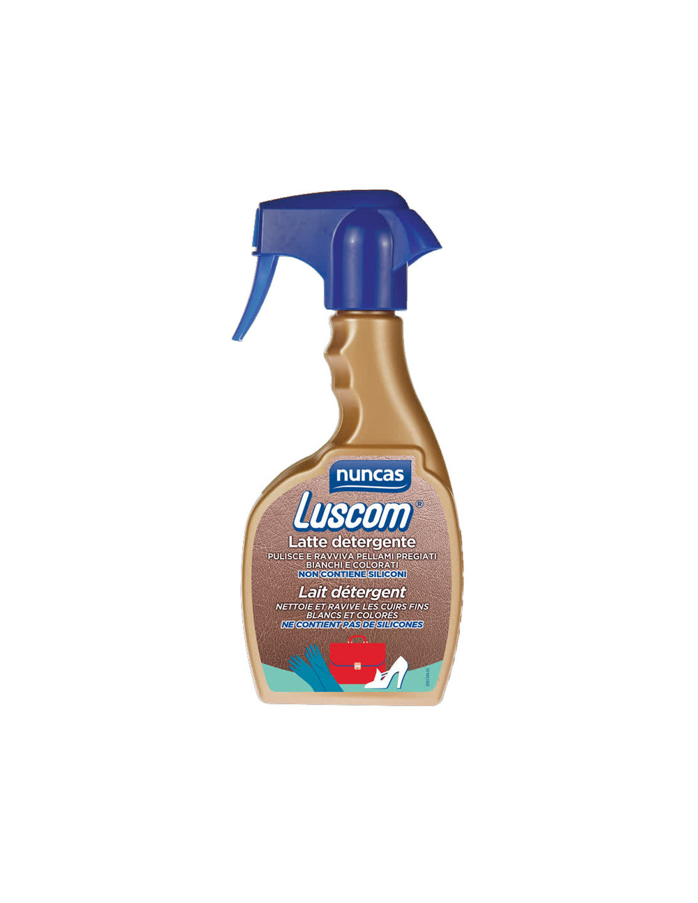Lait détergeant cuir luscom vapo 300ml - nuncas
