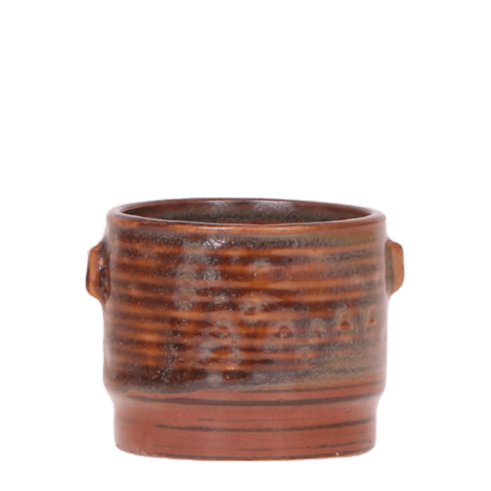 Cache-pot sunset brun - ø6 cm