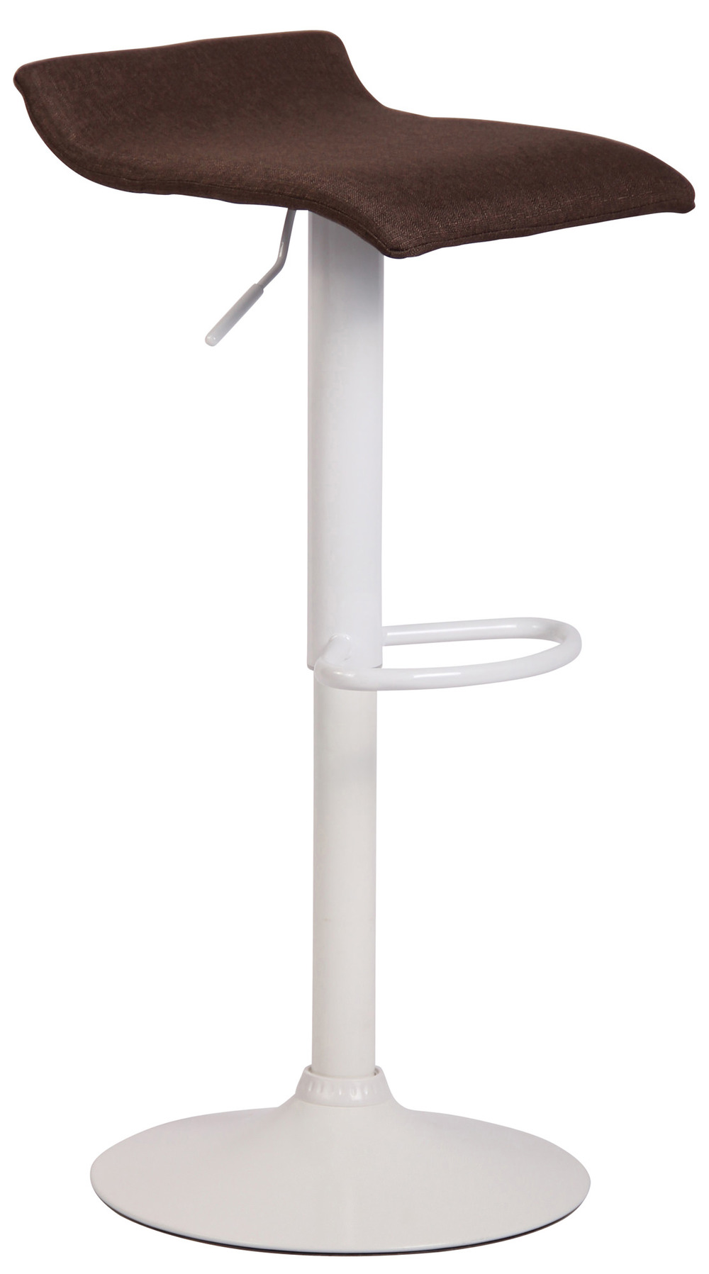 Tabouret de bar dyn v2 tissu blanc