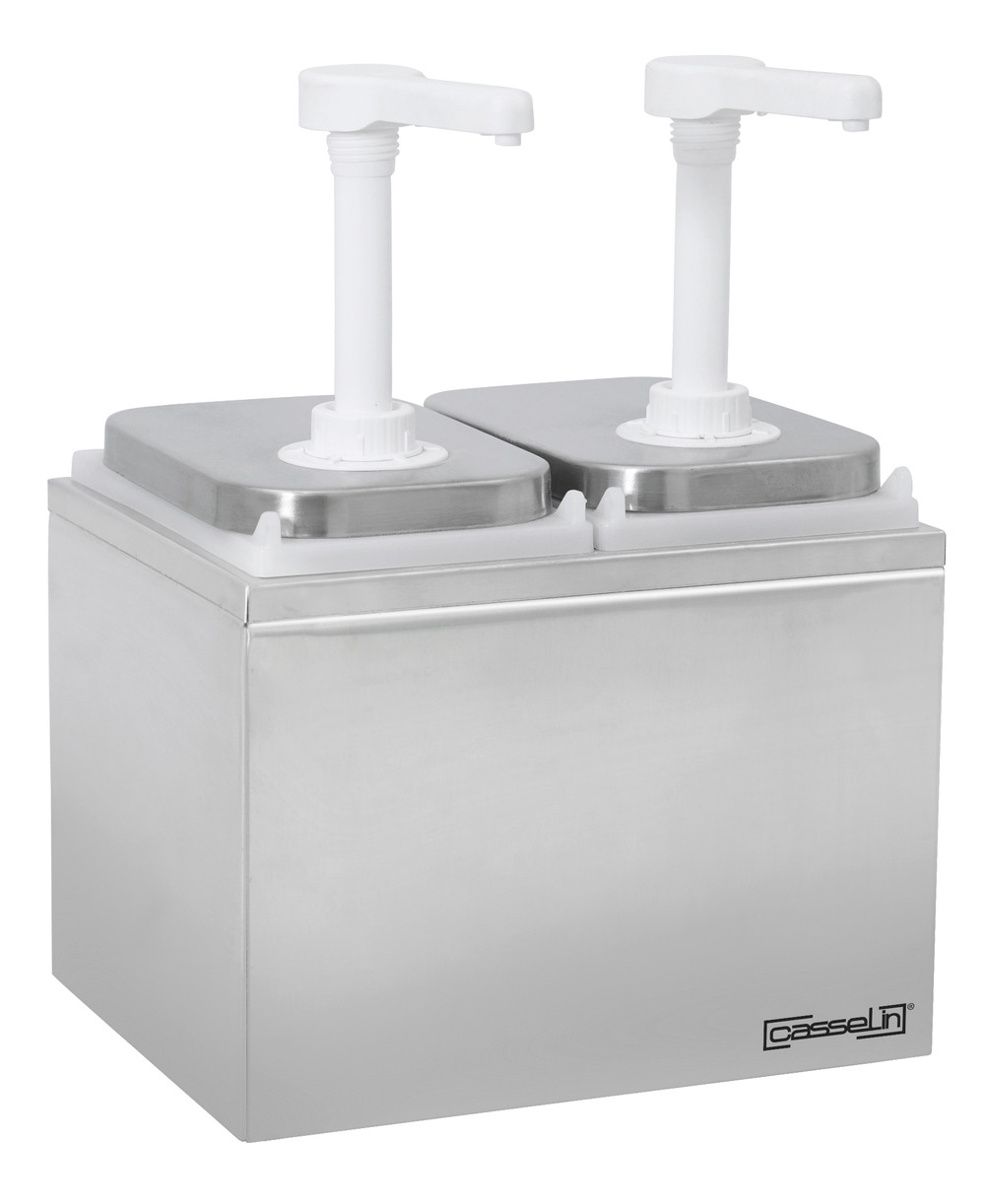 Pompe à sauce neutre 2 x 2l - casselin