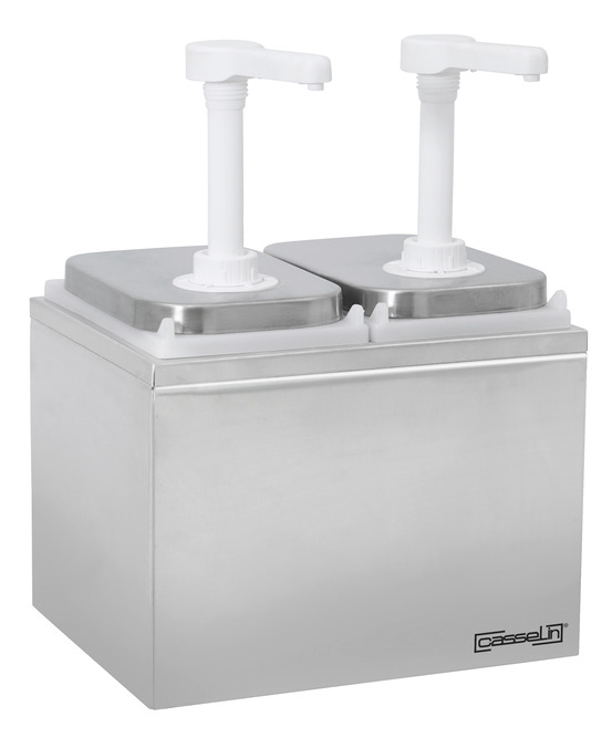 Pompe à sauce neutre 2 x 2l - casselin