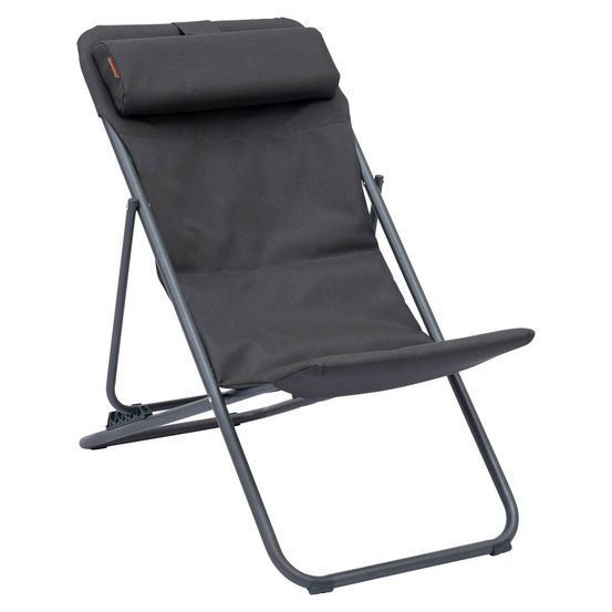 Chilienne de jardin empilable pliable mirael gris graphite