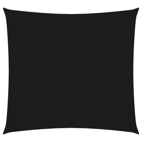 Voile de parasol tissu oxford carré 2,5x2,5 m noir