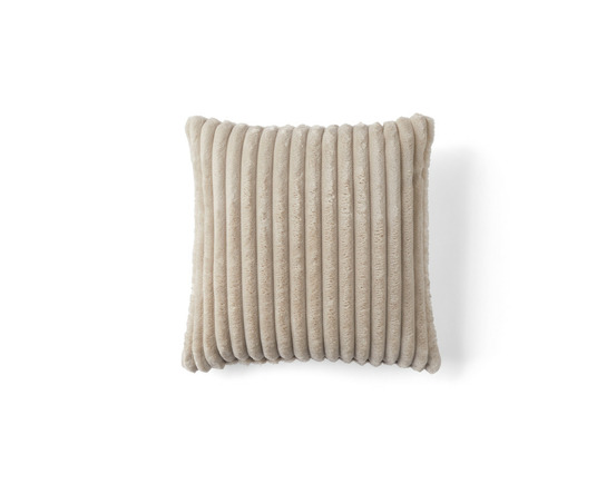 Garance - coussin - en velours côtelé grosses côtes - 40x40 cm