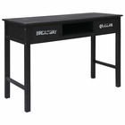 Table console noir 110x45x76 cm bois