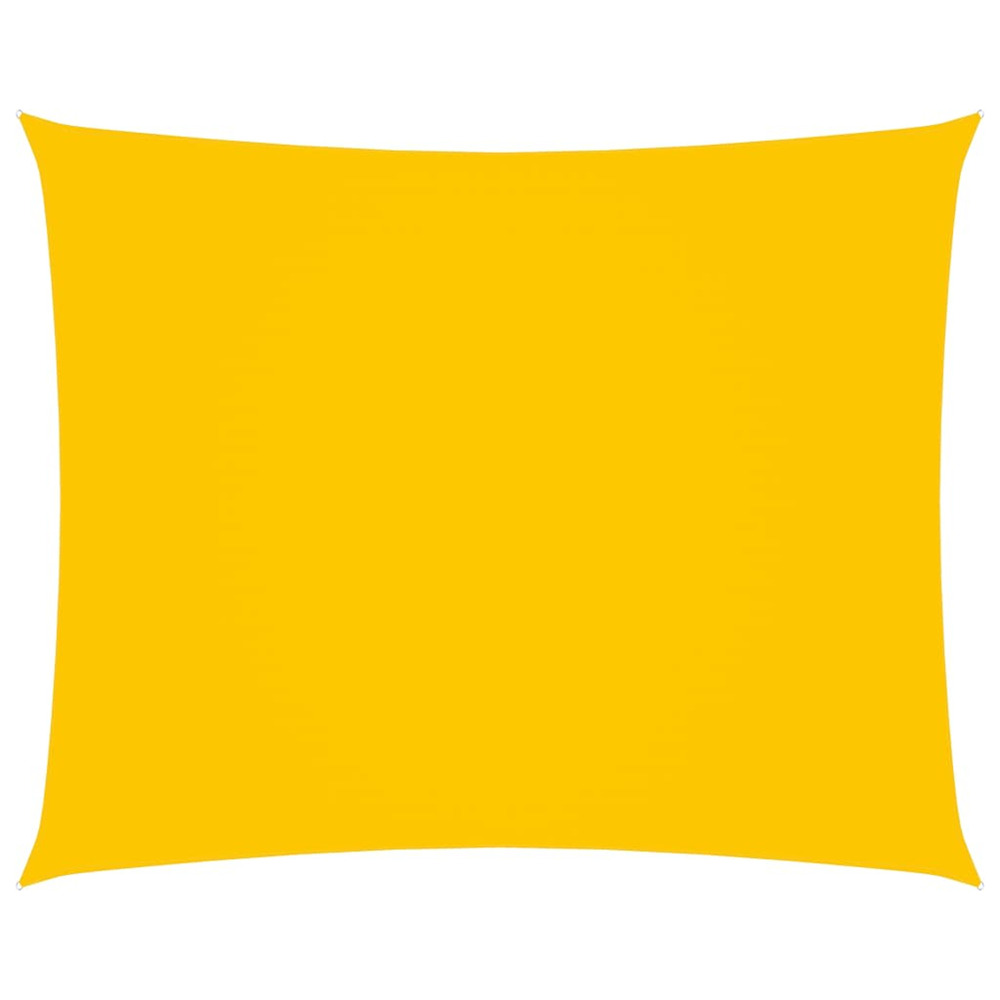Voile de parasol tissu oxford rectangulaire 3x4 m jaune