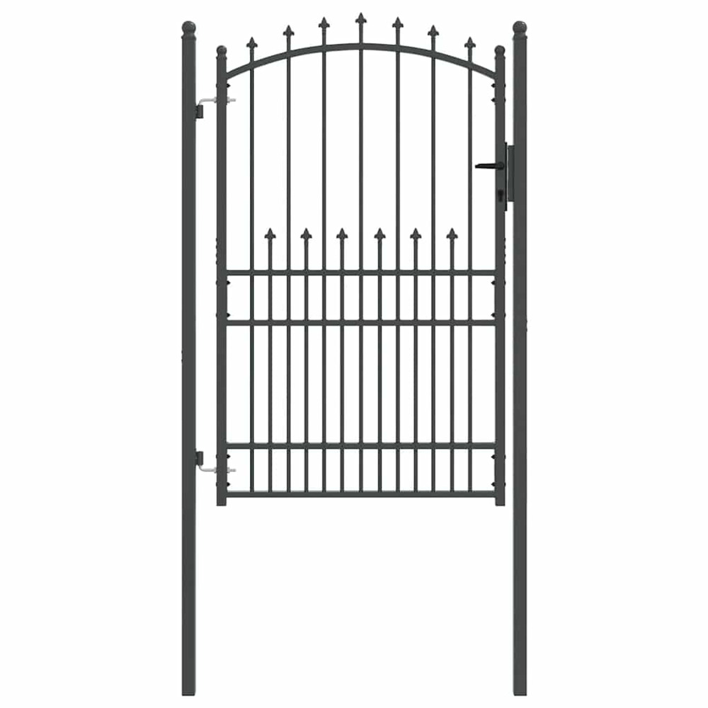Portail de clôture avec pointes emmen 200 x 100 cm