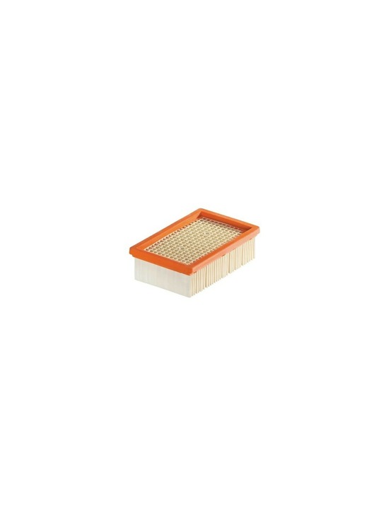 Filtre plissé plat karcher wd filtration haute performance pour aspirateurs eau et poussière wd - karcher