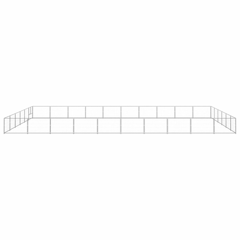Chenil argenté 60 m² acier