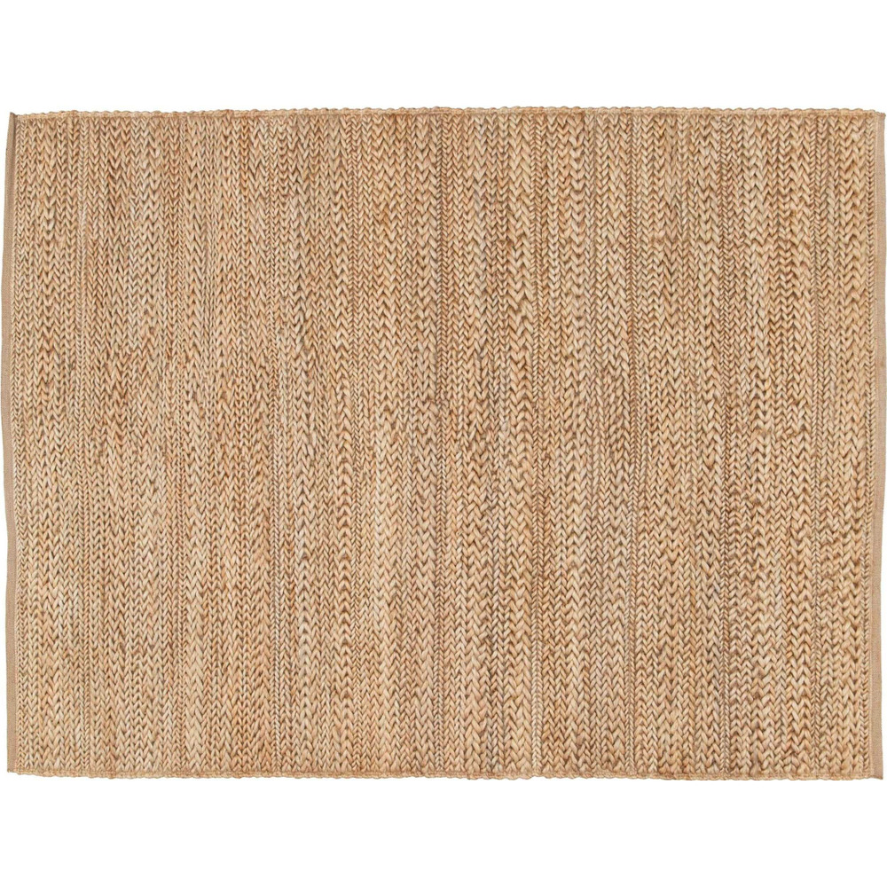 Tapis en jute et coton pippa naturel 160 x 230 cm