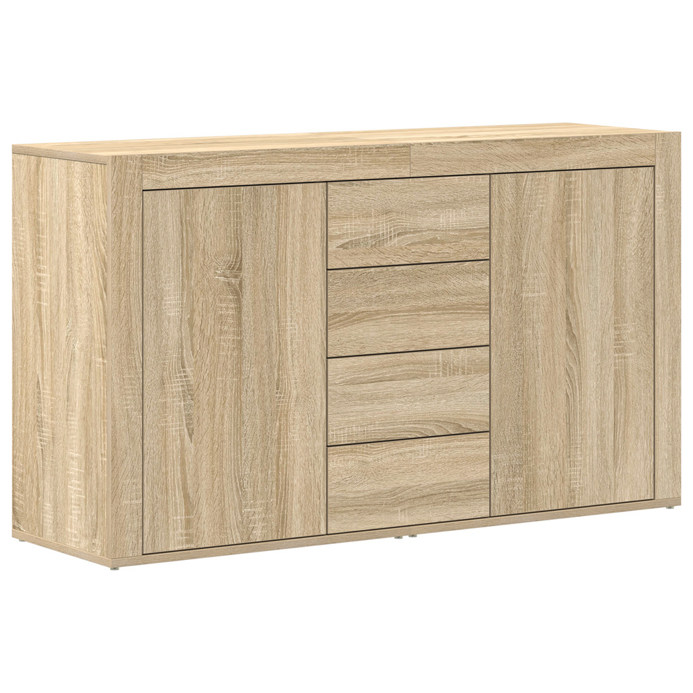 Buffet chêne sonoma 120 x 36 x 69 cm bois d'ingénierie