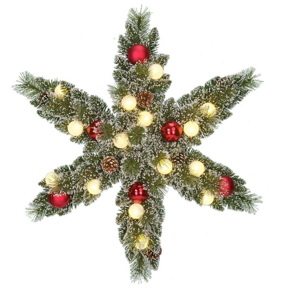 Black box trees kaprun couronne de noël étoile led - ø60 cm