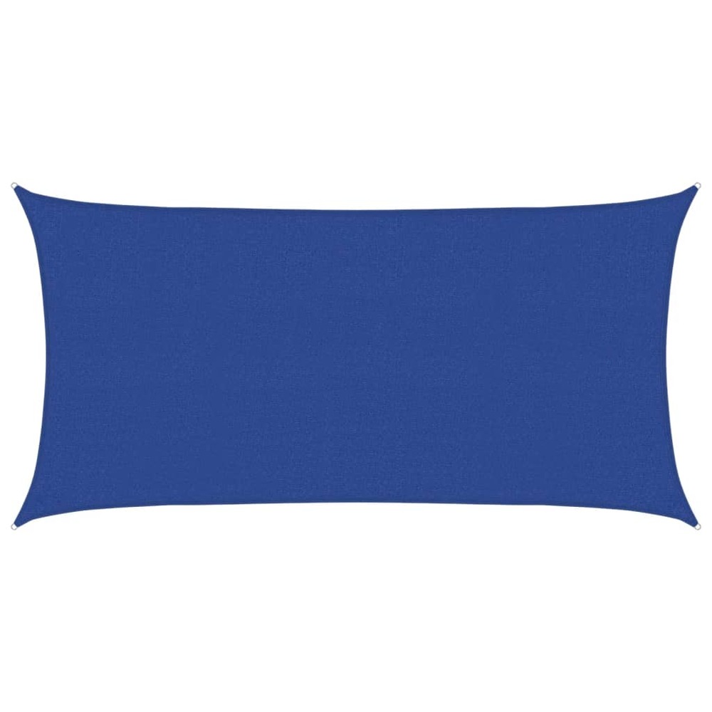Voile d'ombrage 160 g/m² bleu 2,5x4,5 m pehd