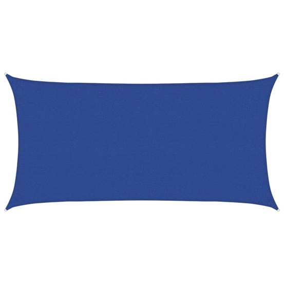 Voile d'ombrage 160 g/m² bleu 2,5x4,5 m pehd