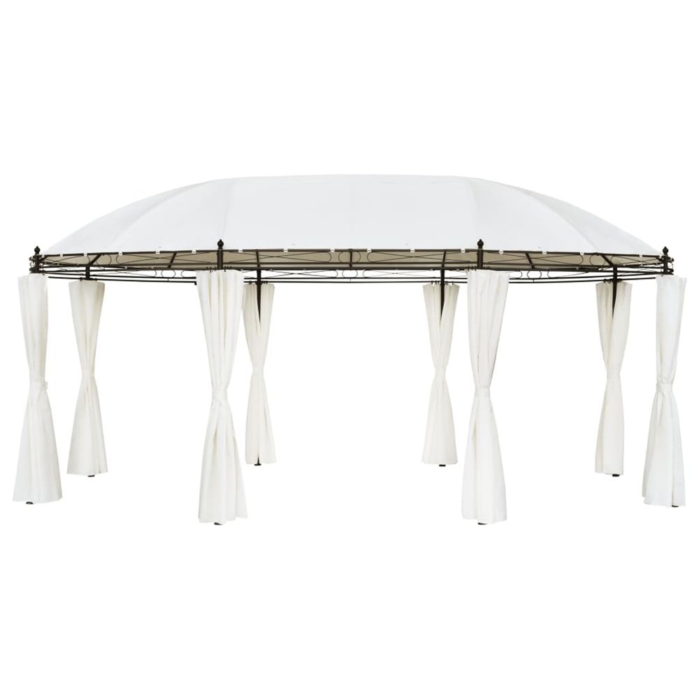 CHAPITEAU 530X350X265 CM BLANC-(866260)