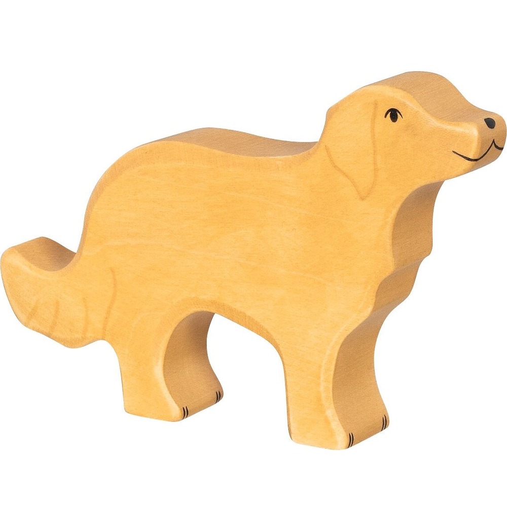 Figurine golden retriever