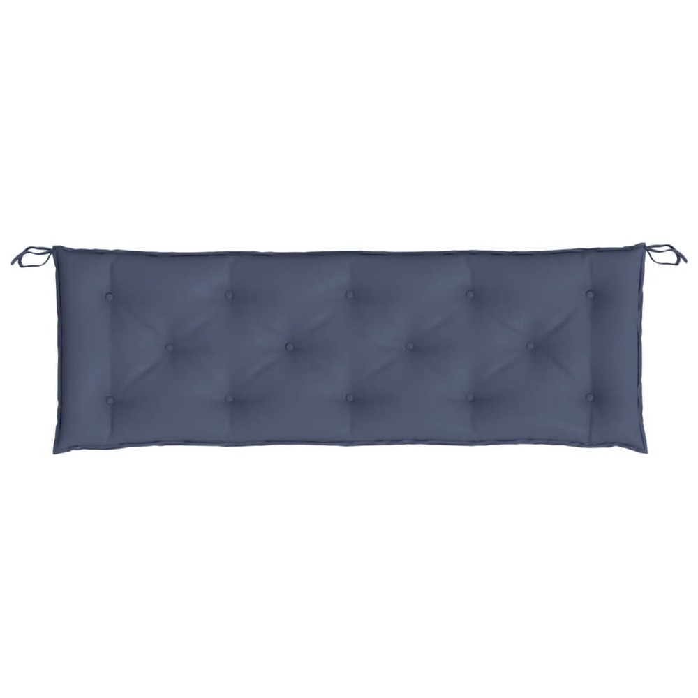 Coussin de banc de jardin bleu marine 150x50x7 cm tissu oxford