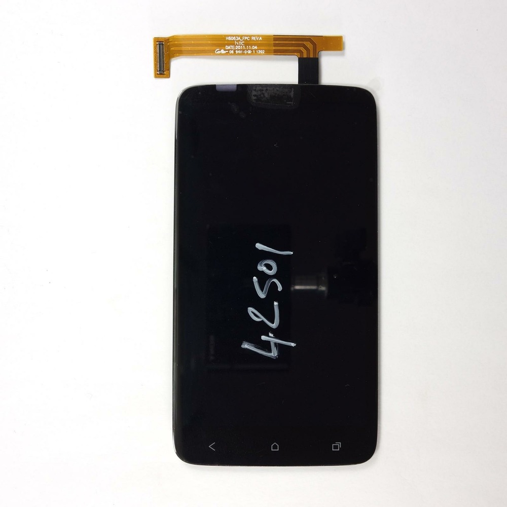 Vitre tactile écran lcd retina noir pour htc one xl