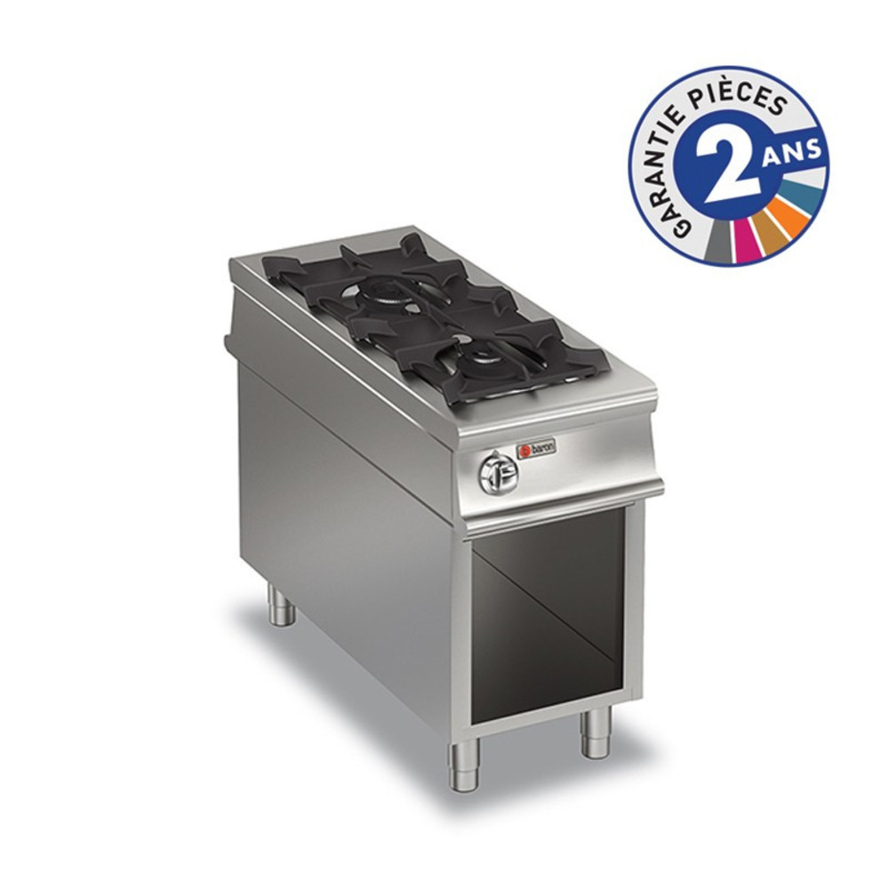 Plaque de cuisson à gaz - 2 x 7 kw - baron