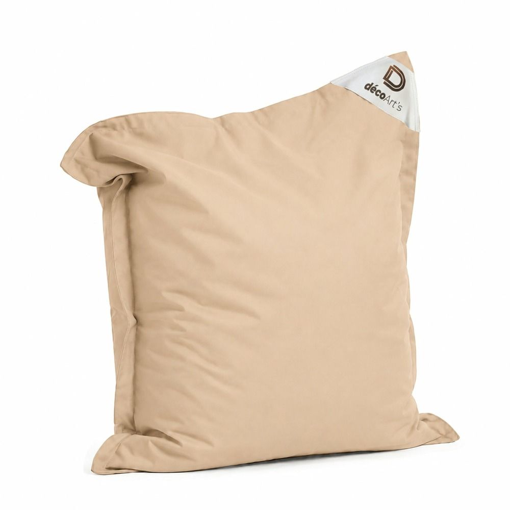 Housse pour pouf géant xl 120x80cm - beige