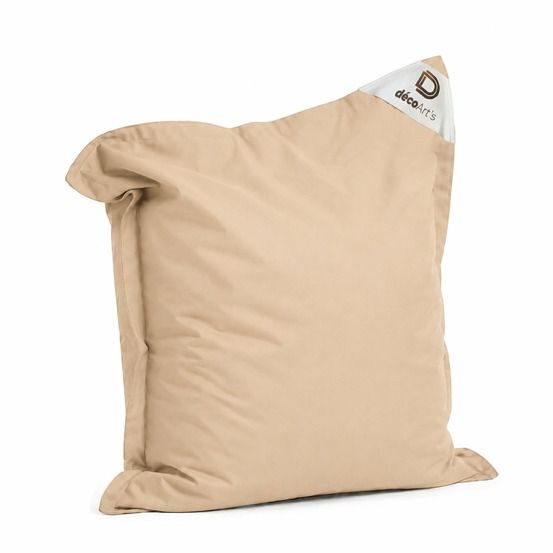 Housse pour pouf géant xl 120x80cm - beige