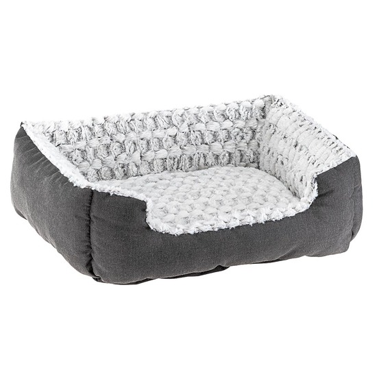 Ferplast panier chien coussin chien moyen taille panier chat coussin chat doux et confortable 74 x 61 x h 19 cm. Gris
