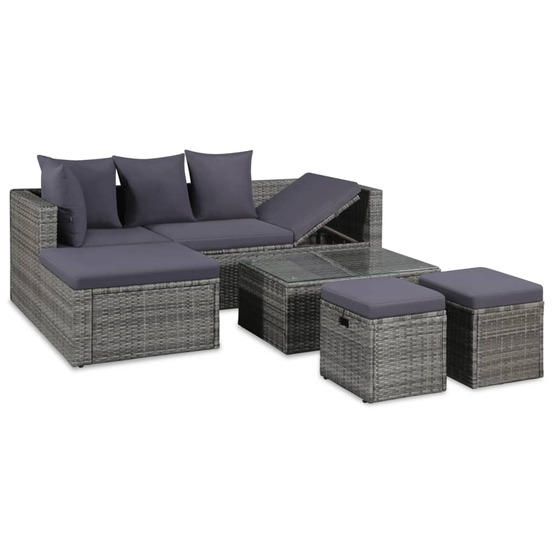 MOBILIER A DINER JARDIN 4 PC 2-(867773)
