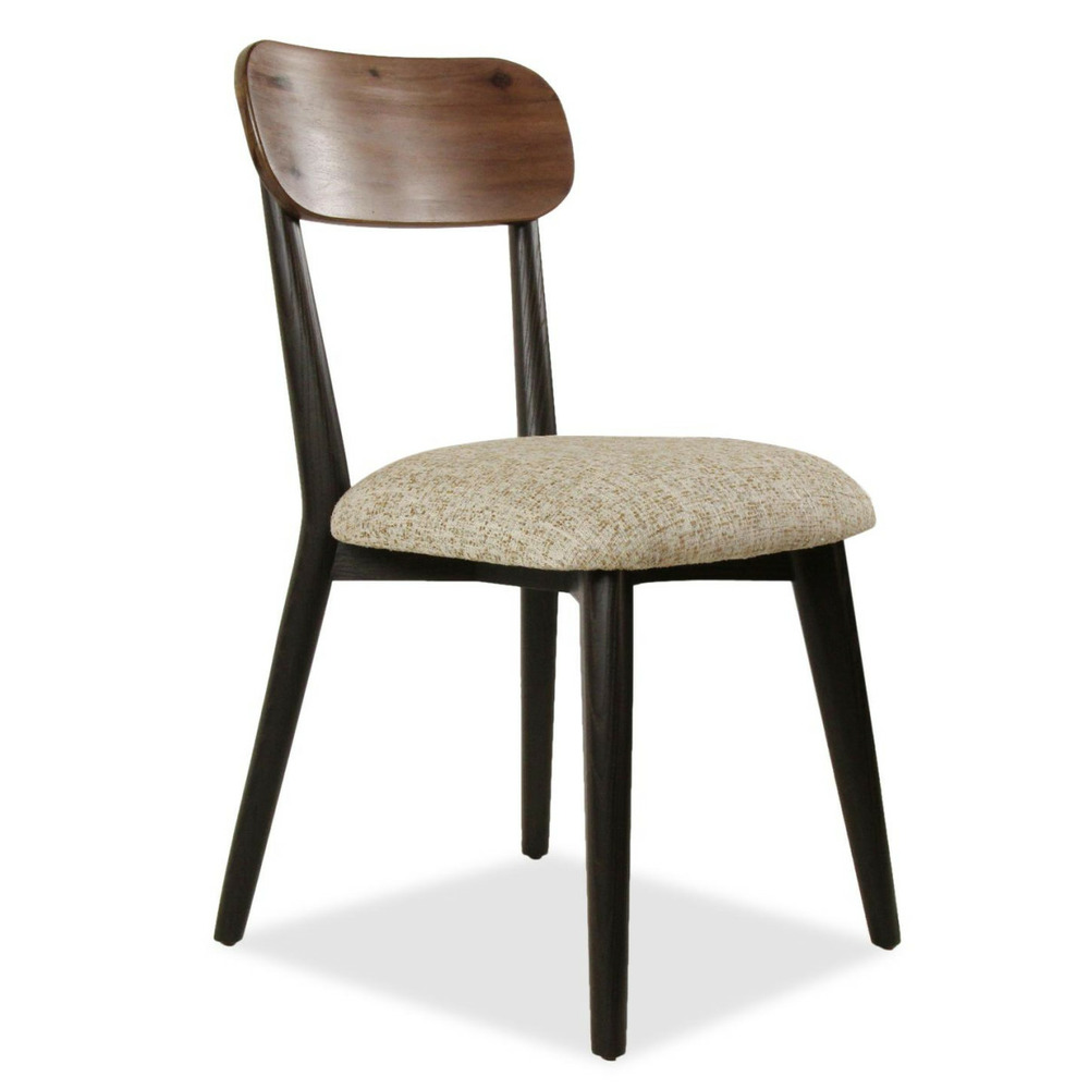 Lot de 2 chaises bois marron - interior's