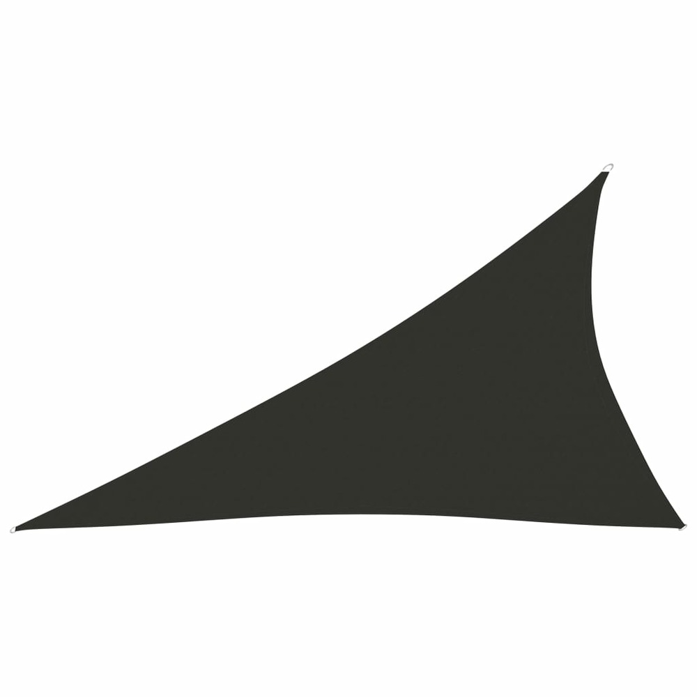 Voile de parasol tissu oxford triangulaire 3x4x5 m anthracite