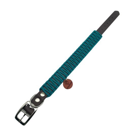 Wildfang accessoire pour chiens réglable en acier inoxydable, résistant aux intempéries, brun