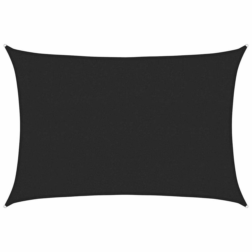 Voile d'ombrage 160 g/m² noir 3x5 m pehd