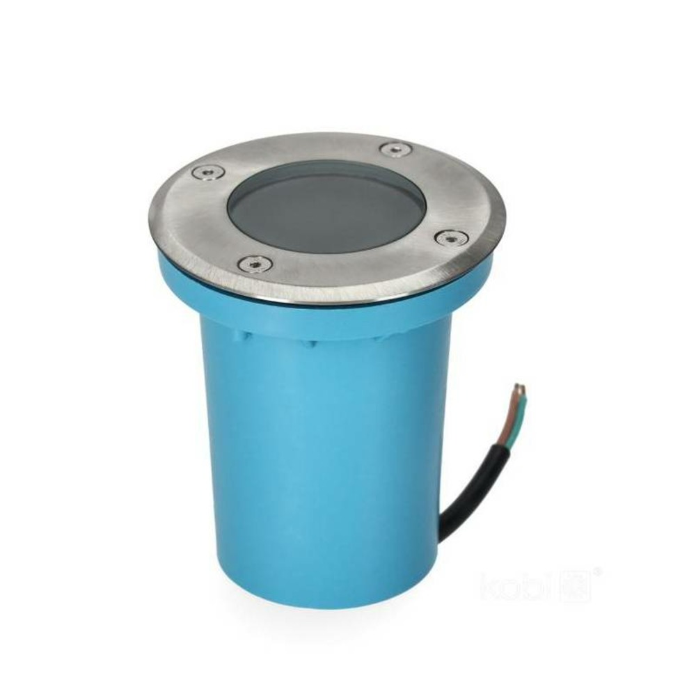 Spot encastrable extérieur rond gu10 acier inoxydable extérieur ip65 230v 103mm