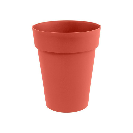 Vase mi-haut rond - eda - toscane - ø 44 cm - 50 l - pré-percé - ø 44 x h. 53 cm - orange terre battue