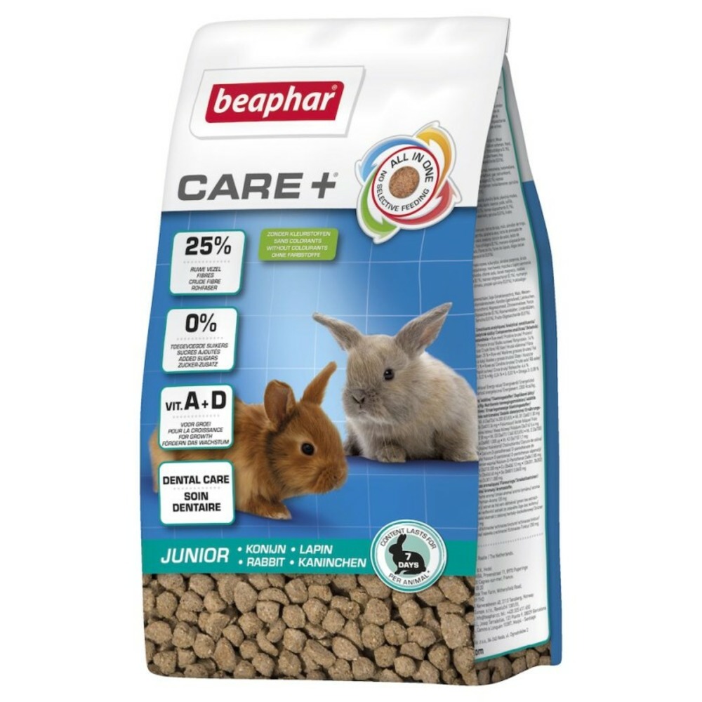 Aliment lapin junior - care + - beaphar 1,5 kg