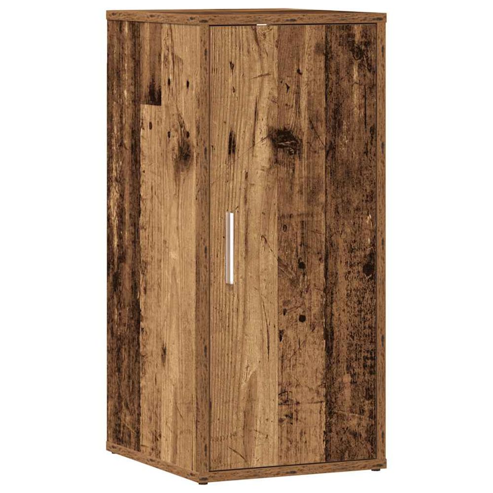 Armoire à chaussures vieux bois 32x35x70 cm bois d'ingénierie