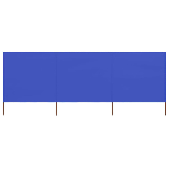 Brise vue 3 panneaux Tissu 400 x 80 cm