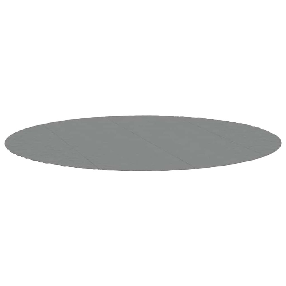 Tapis de piscine ø 458 cm (2 mm) tissu non tissé gris clair