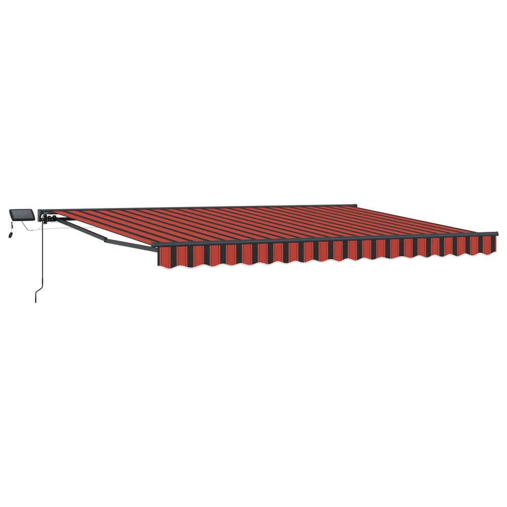 Cadre de store manuel avec leds 4,5 × 3 m
