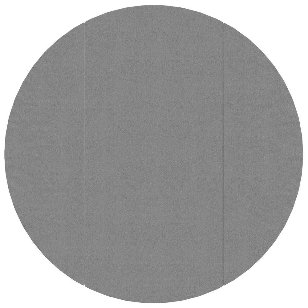 Tapis de piscine ø 306 cm (2 mm) tissu non tissé gris clair