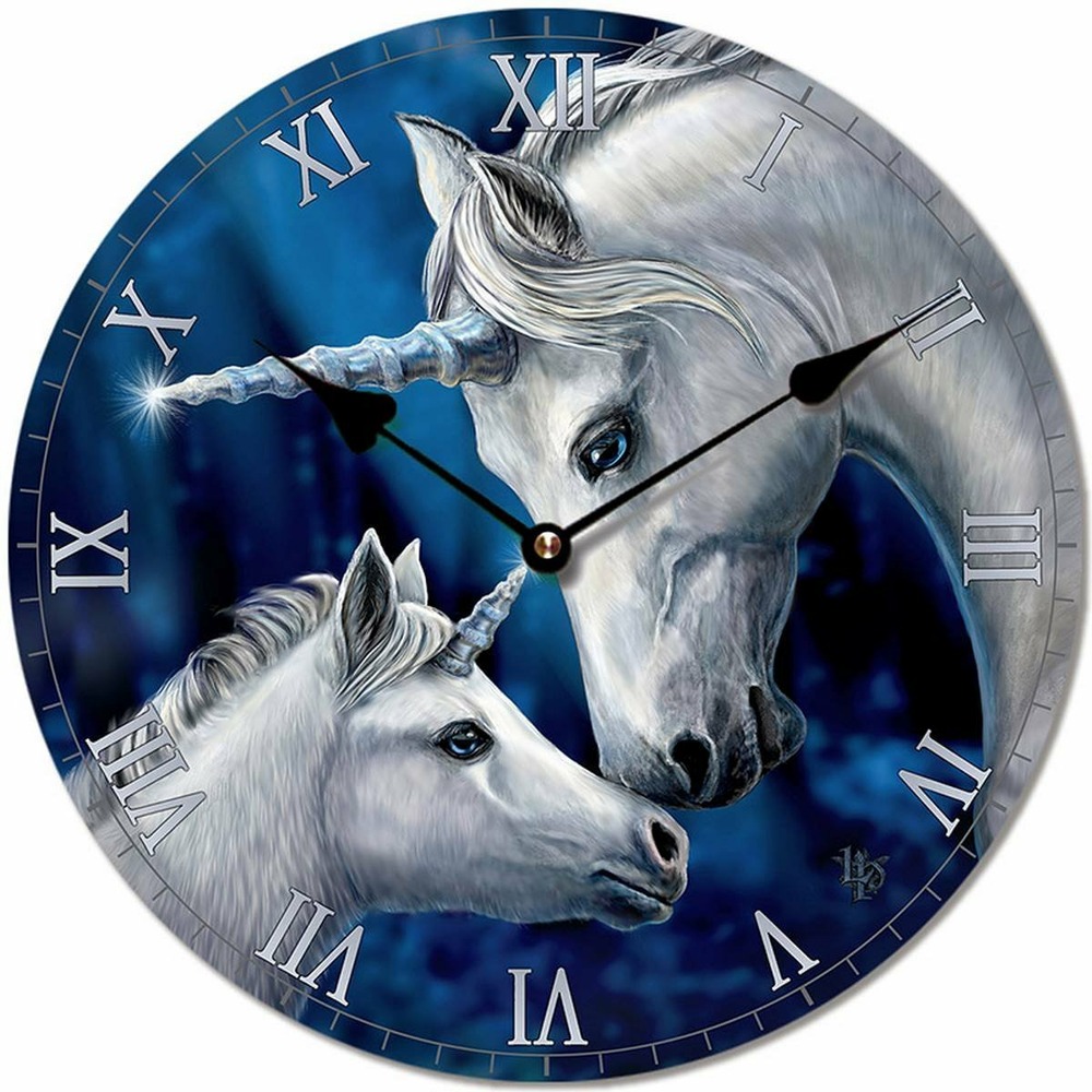 Horloge licornes par lisa parker 30 cm