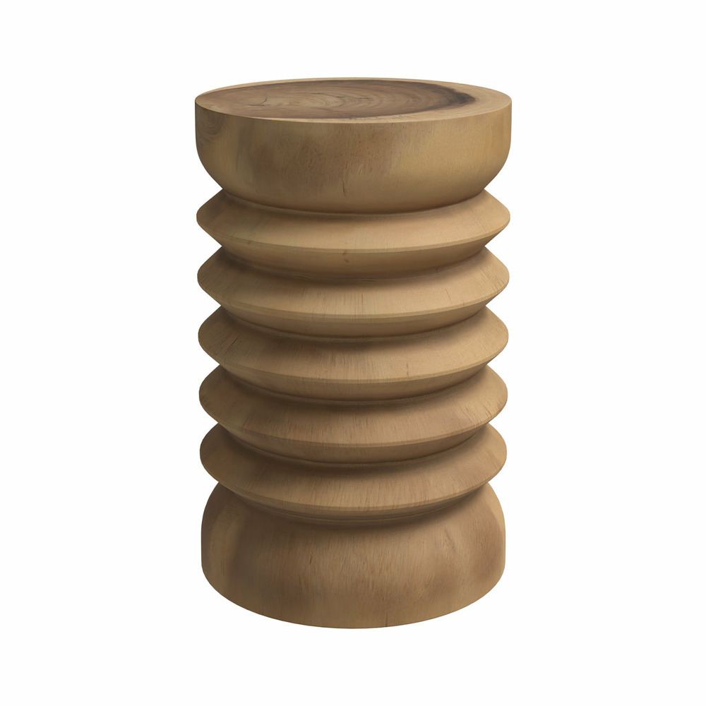 Lewa-tabouret rond en bois de suar d30 cm