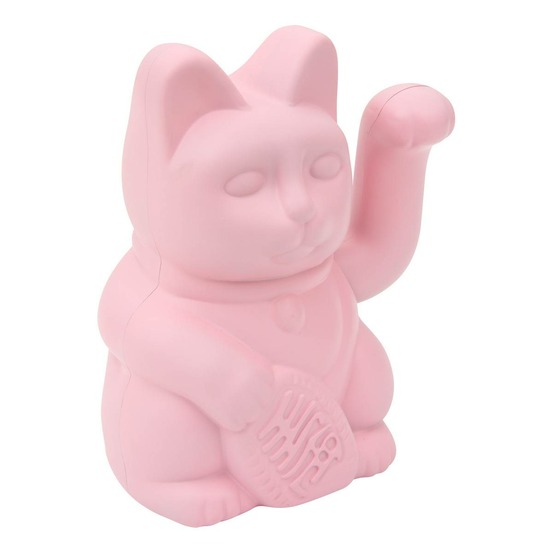 Statuette chat lucky bras amovible 11x8x14cm