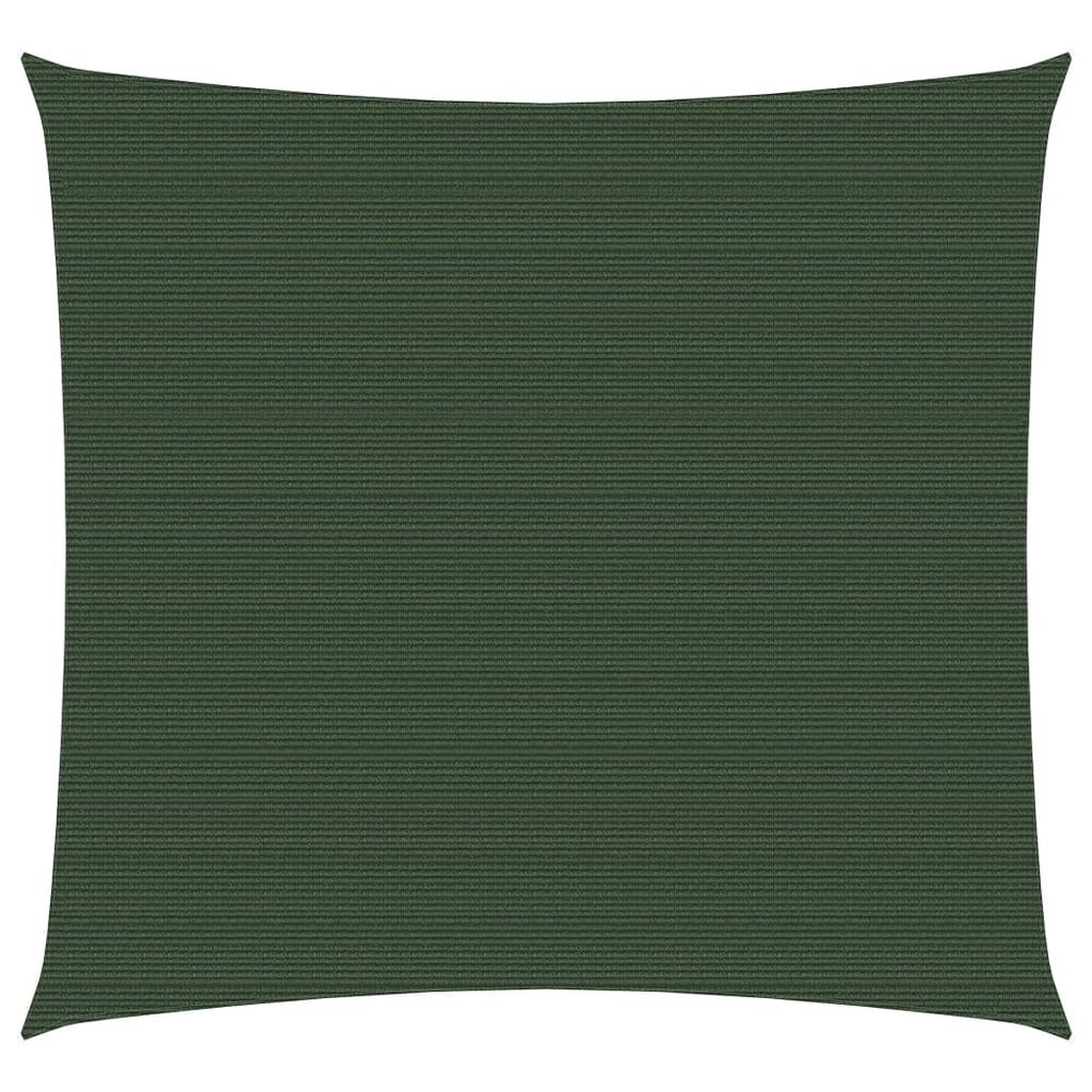Voile d'ombrage 160 g/m² vert foncé 5 x 5 m pehd