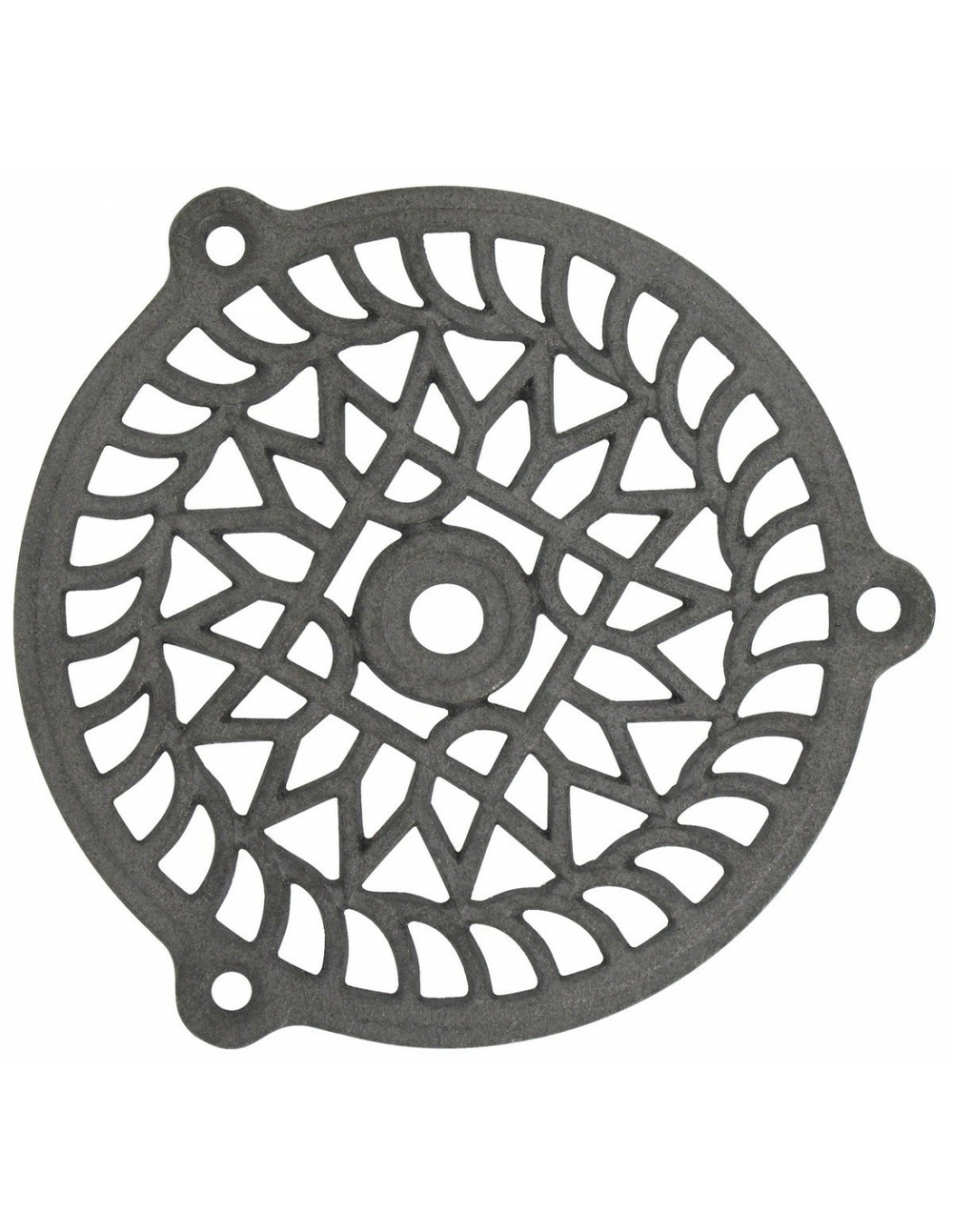 Grille en fonte fixe ronde ø 110 - massard