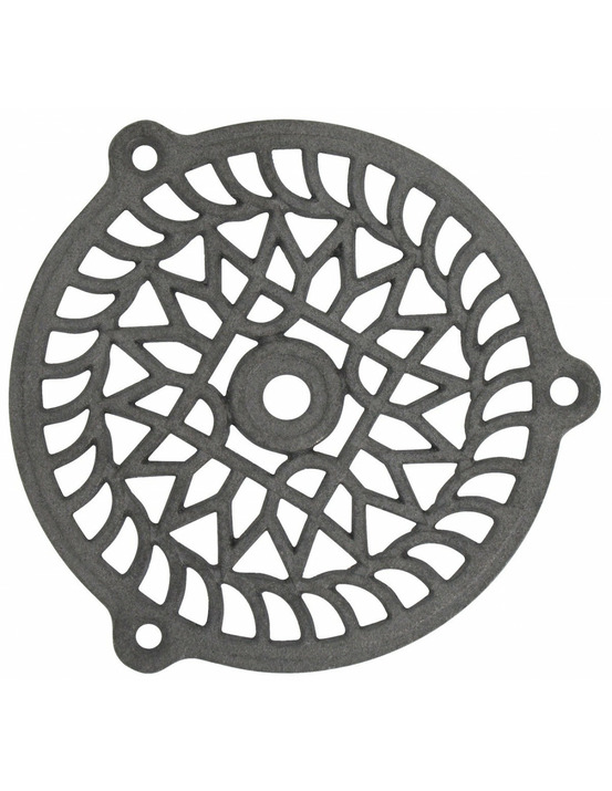 Grille en fonte fixe ronde ø 110 - massard