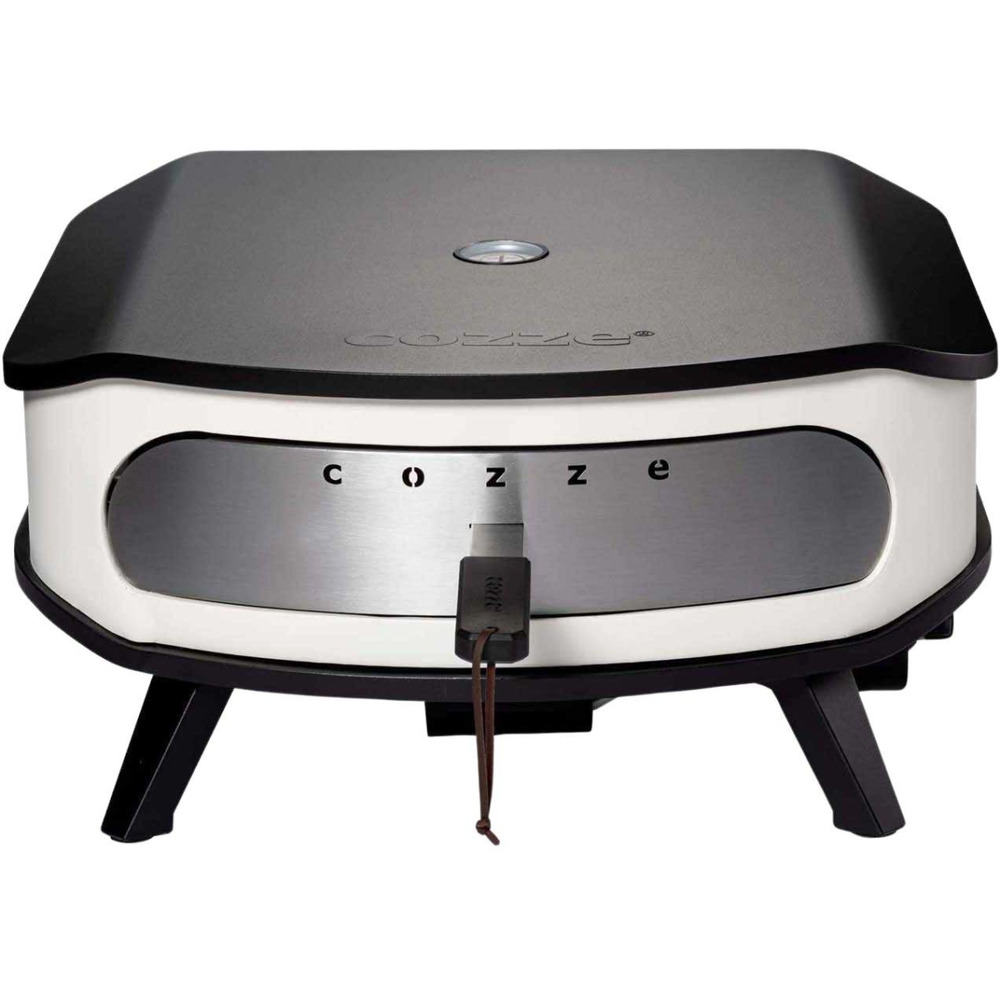 Four à pizza au gaz rotatif avec thermomètre intégré et porte